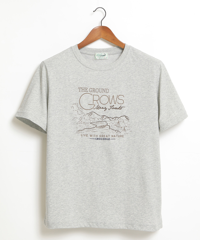 ネイチャーモチーフTシャツ【吸汗速乾】
