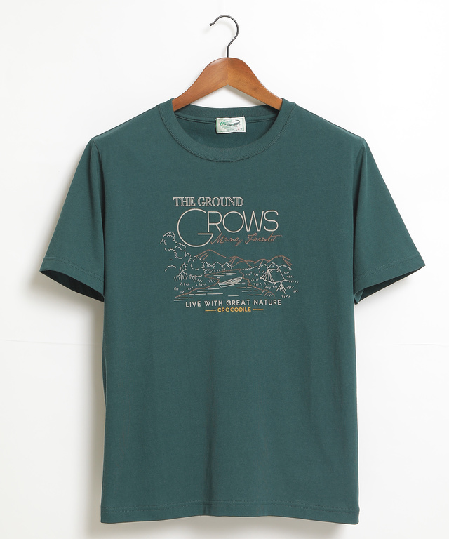 ネイチャーモチーフTシャツ【吸汗速乾】