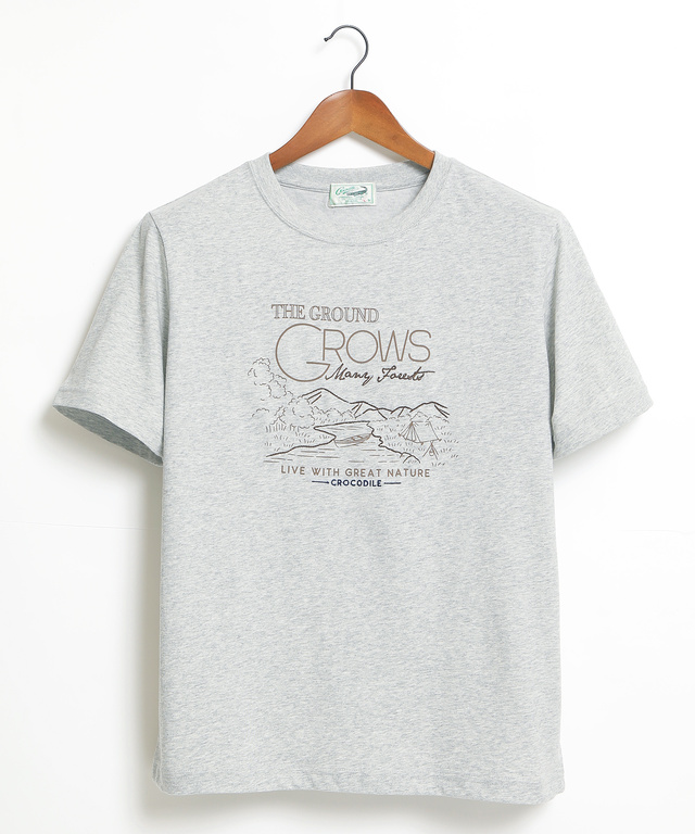 ネイチャーモチーフTシャツ【吸汗速乾】