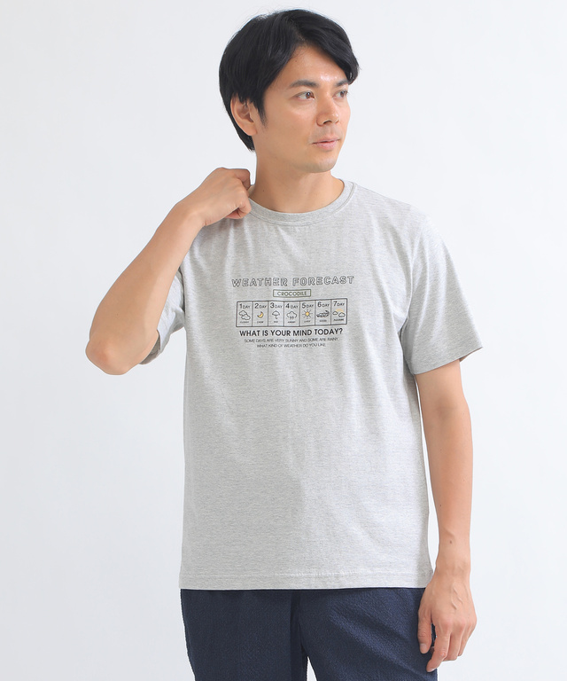 ウェザーモチーフTシャツ