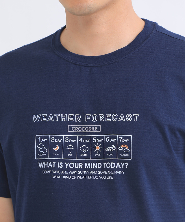 ウェザーモチーフTシャツ