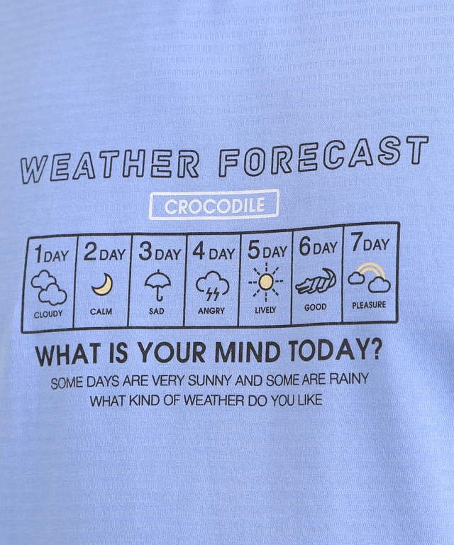 ウェザーモチーフTシャツ