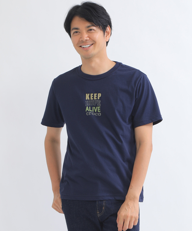 ワードモチーフTシャツ【吸汗速乾】