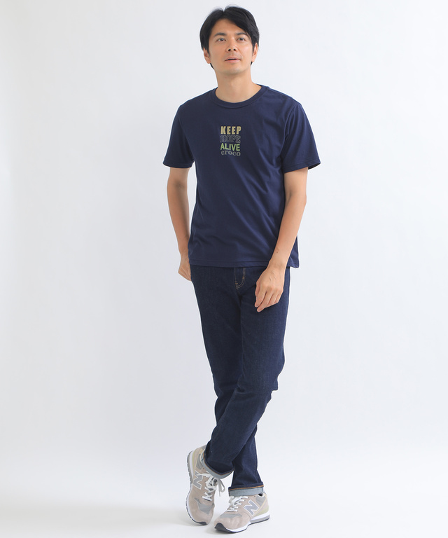ワードモチーフTシャツ【吸汗速乾】