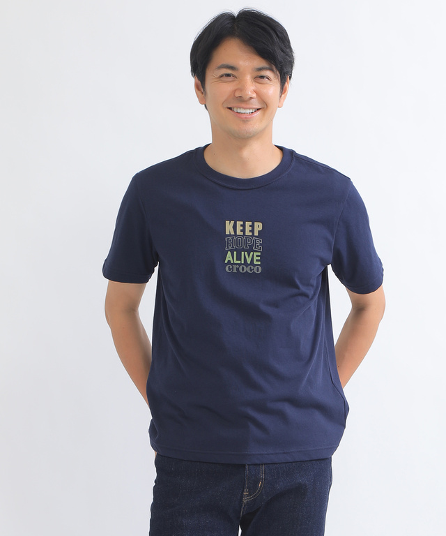 ワードモチーフTシャツ【吸汗速乾】