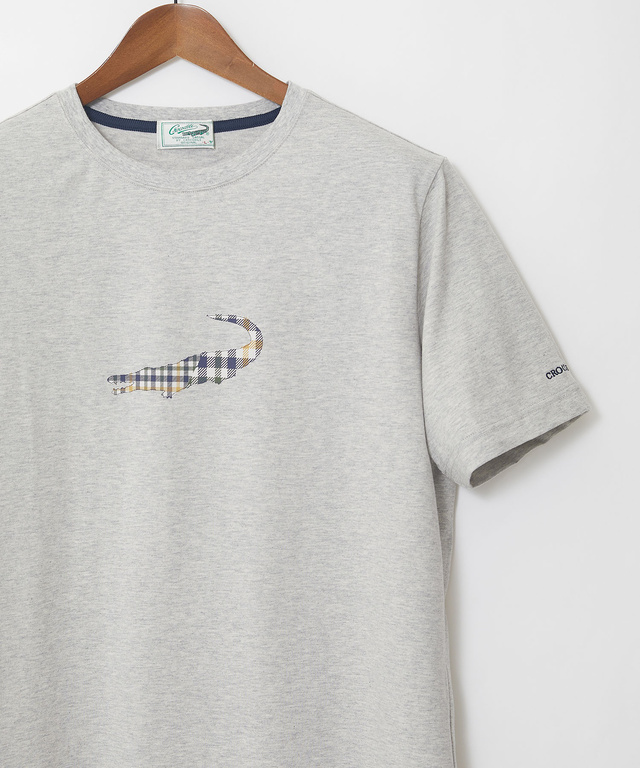 クロコダイルタータン プリント Tシャツ