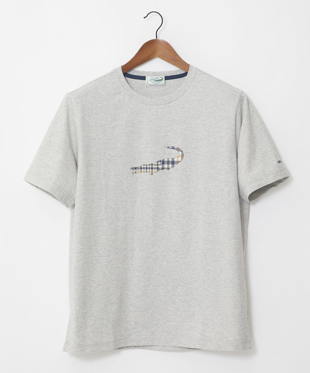 クロコダイルタータン プリント Tシャツ