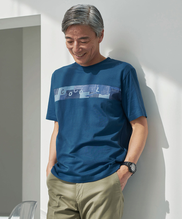 メンズ】粋な大人の必需品 厳選プリントTシャツ - クロコダイル