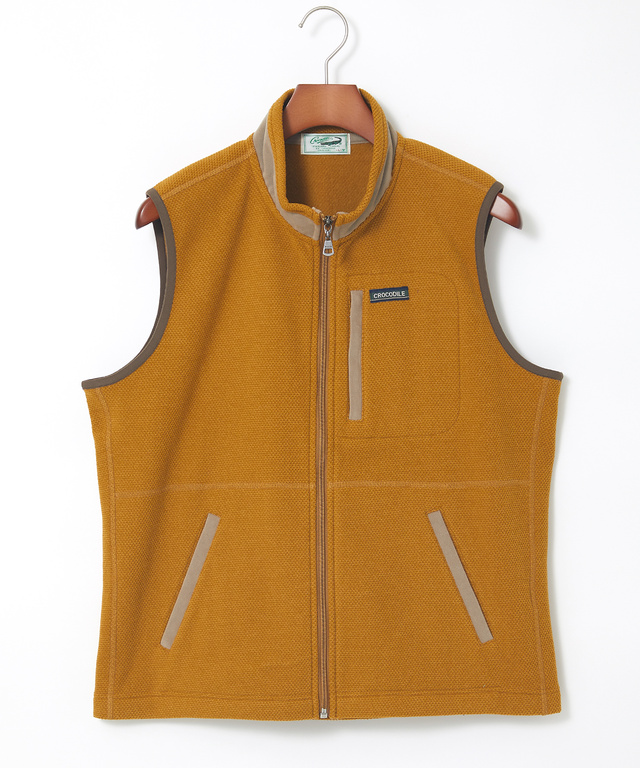 ピケ起毛 フリース ベスト