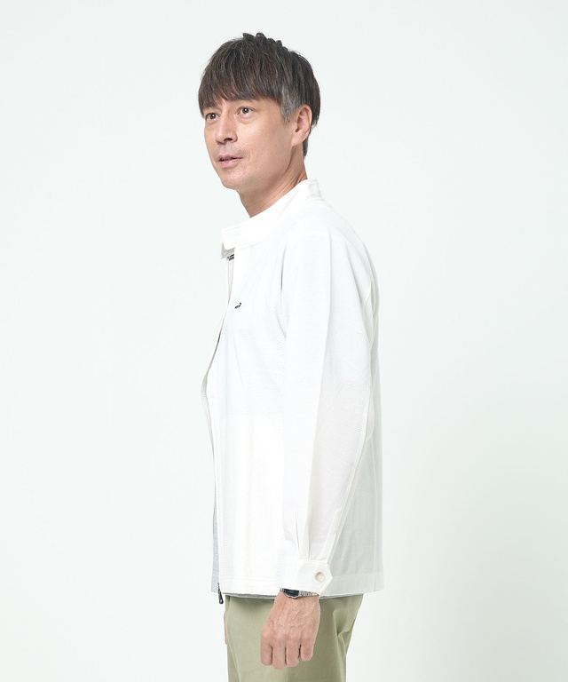 チェック柄 ジャカード ブルゾン