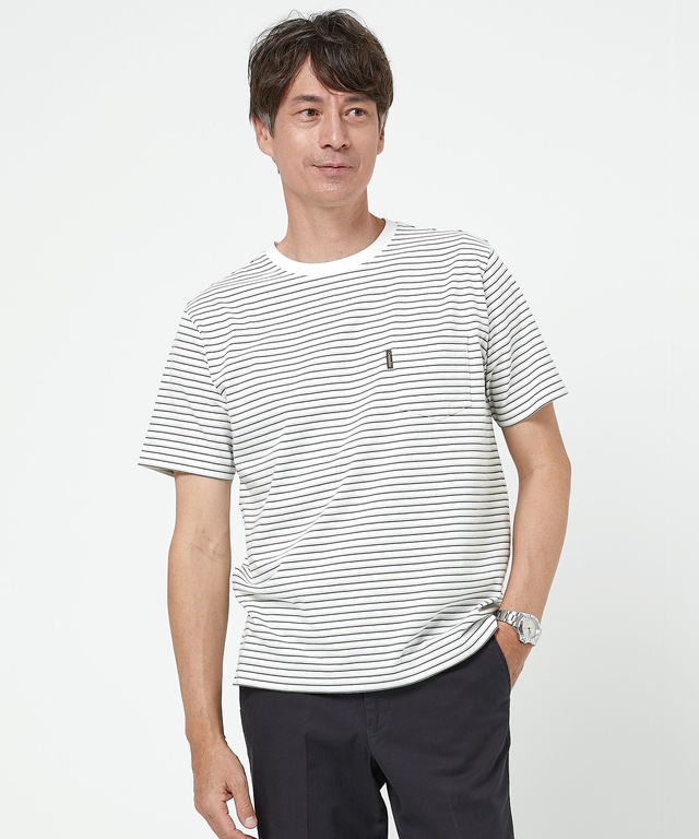 天竺 クルーネック Tシャツ【UV加工】【吸汗速乾】