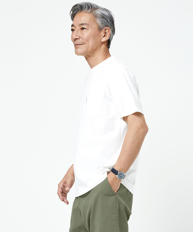 天竺 クルーネック Tシャツ【UV加工】【吸汗速乾】