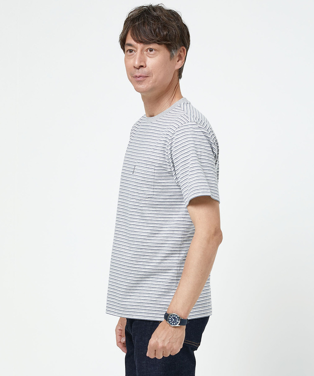 天竺 クルーネック Tシャツ【UV加工】【吸汗速乾】