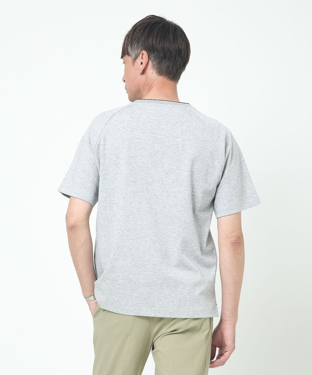 ポンチ ヘンリーネック Tシャツ