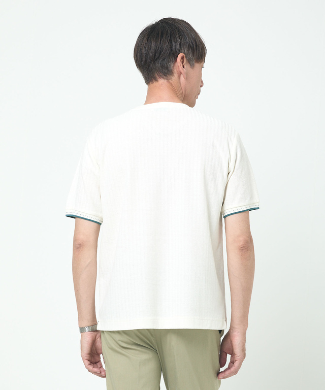 ヘリボーン リブライン Tシャツ【吸汗速乾】