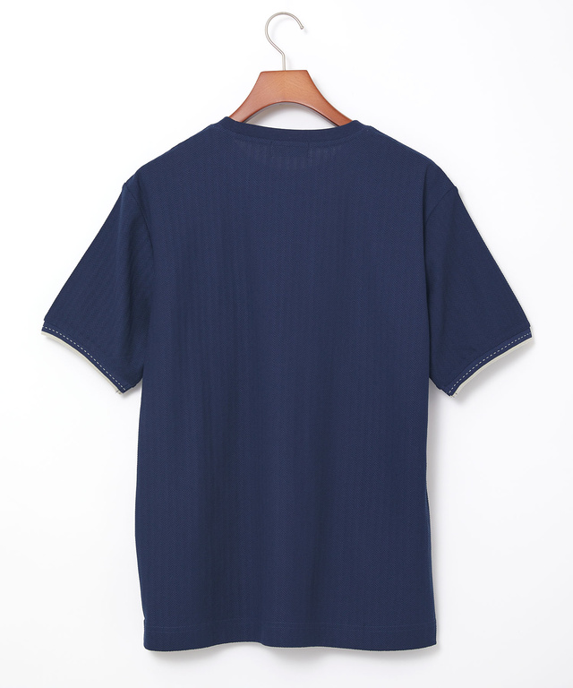 ヘリボーン リブライン Tシャツ【吸汗速乾】