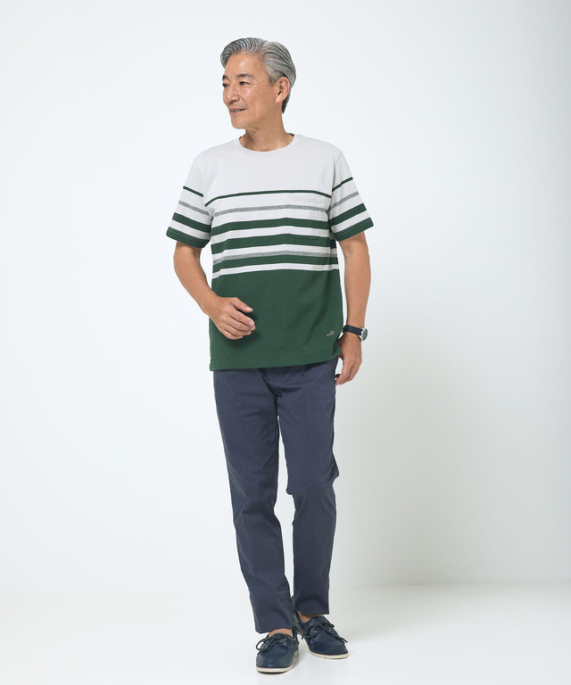 パネルボーダー デザイン Tシャツ
