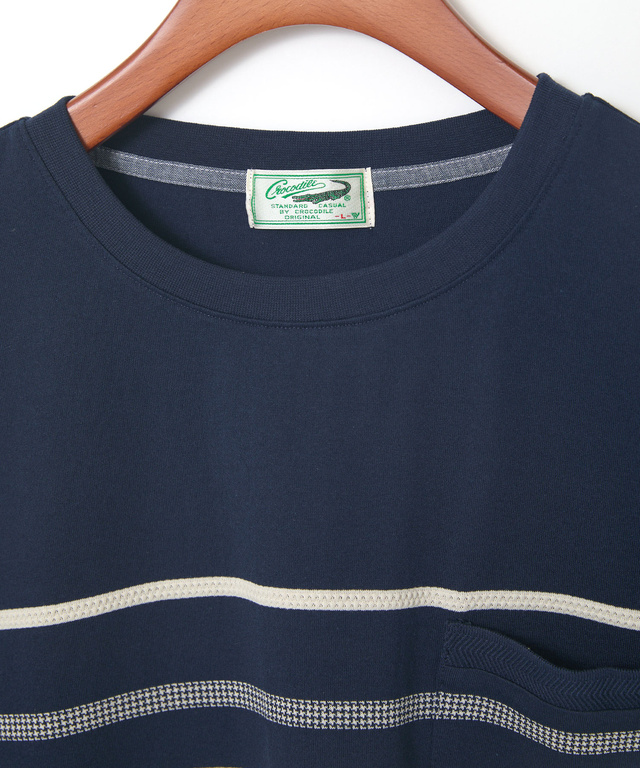 パネルボーダー デザイン Tシャツ