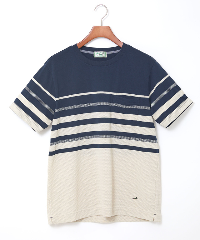 パネルボーダー デザイン Tシャツ
