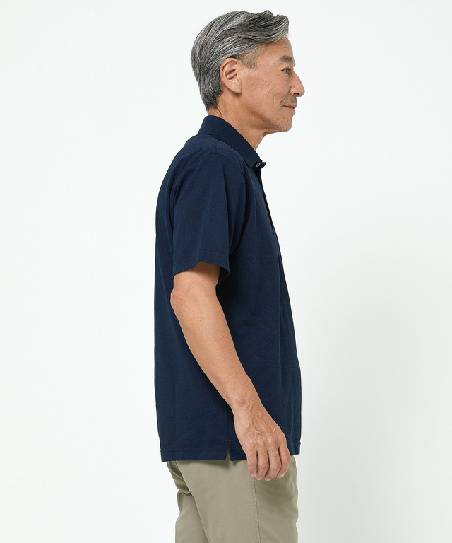 鹿の子 デザイン ポロシャツ