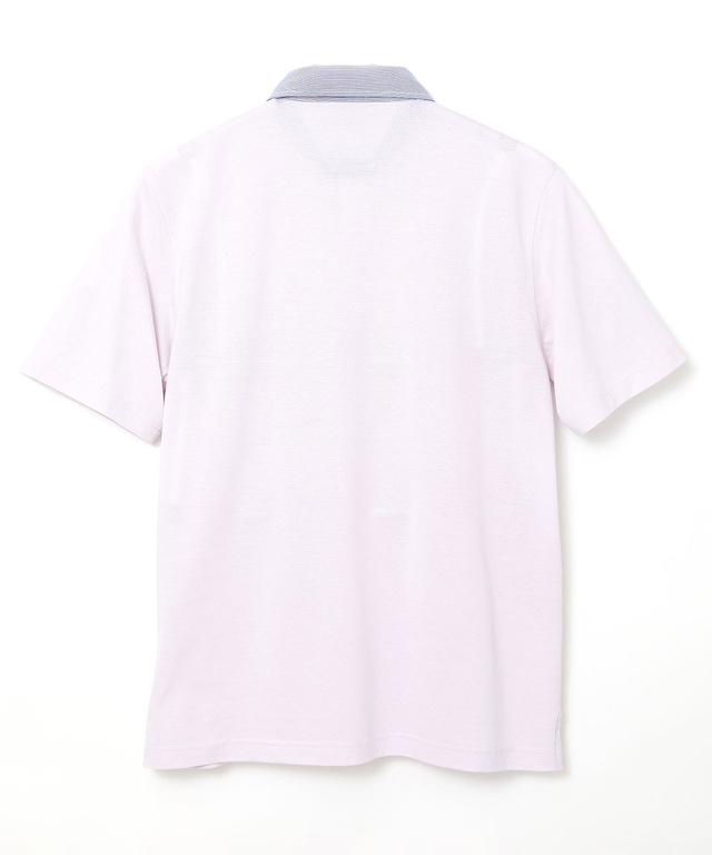 スノーコットン 布帛襟 ポロシャツ【接触冷感】