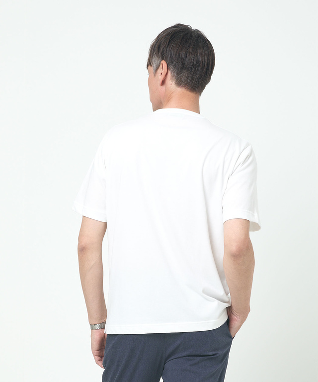 プレーティング天竺 ロゴプリント Tシャツ【一部店舗限定】