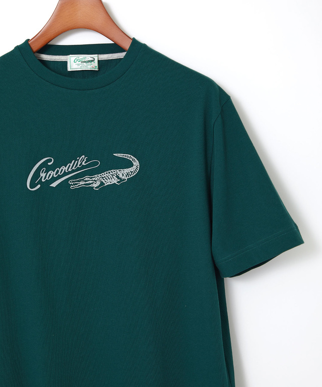 プレーティング天竺 ロゴプリント Tシャツ【一部店舗限定】