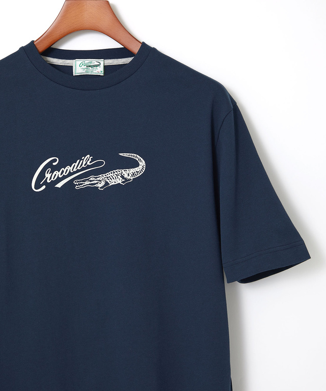 プレーティング天竺 ロゴプリント Tシャツ【一部店舗限定】