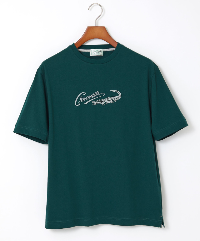 プレーティング天竺 ロゴプリント Tシャツ【一部店舗限定】