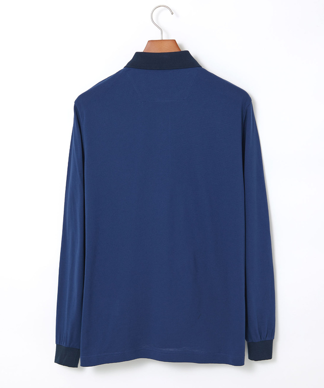 シルケット加工 地柄 ポロシャツ【日本製】