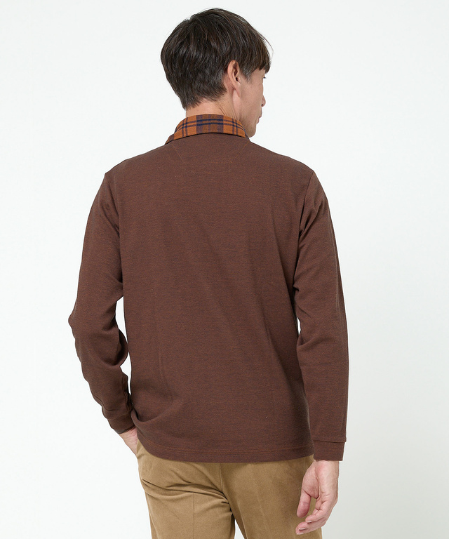 ブラックウォッチ 切り替え ポロシャツ