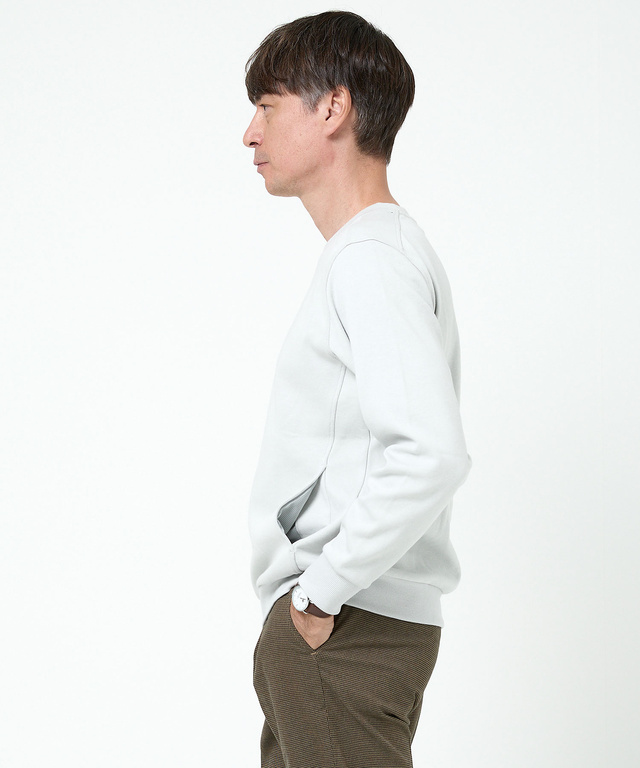 ダブルフェイス ジャカード トレーナー