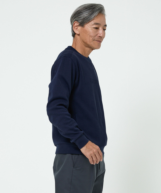 ダブルフェイス ジャカード トレーナー