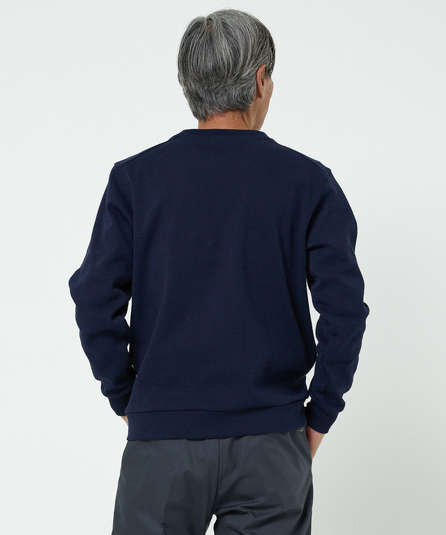 ダブルフェイス ジャカード トレーナー