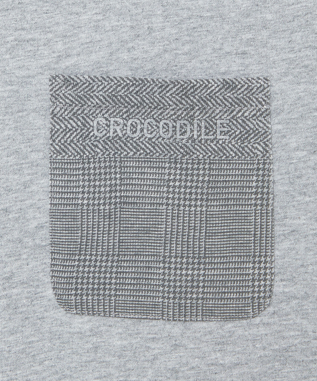 ポケットデザイン 長袖 Tシャツ