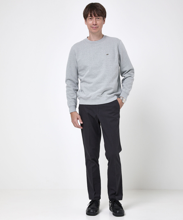 裏起毛 クルーネック トレーナー