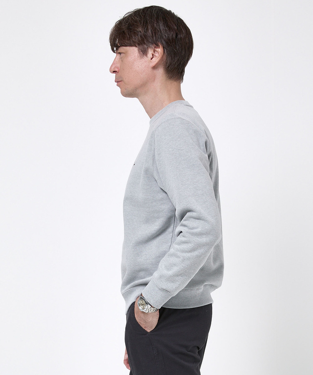 裏起毛 クルーネック トレーナー