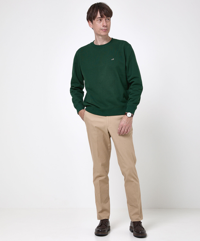 裏起毛 クルーネック トレーナー