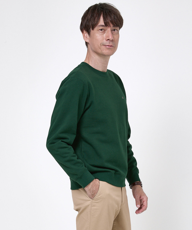 裏起毛 クルーネック トレーナー