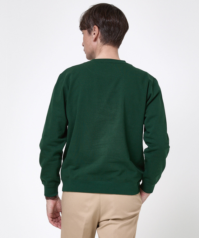 裏起毛 クルーネック トレーナー