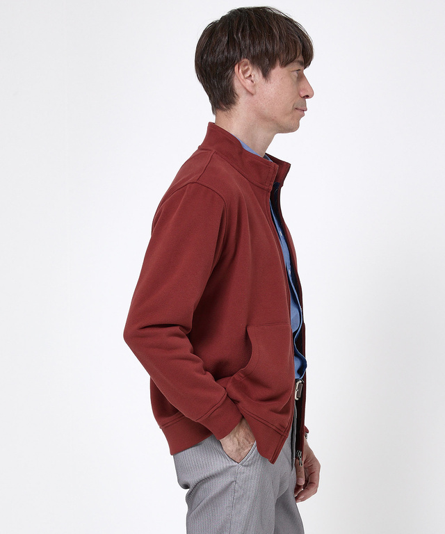 スタンドカラー フルジップ ブルゾン