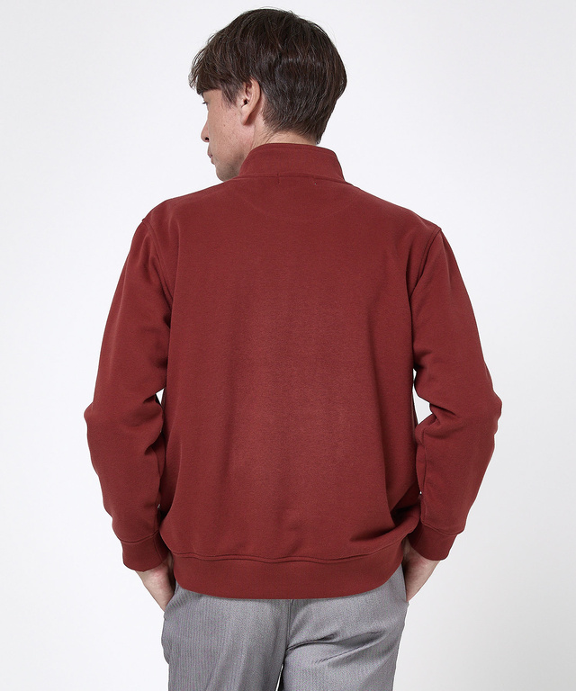 スタンドカラー フルジップ ブルゾン