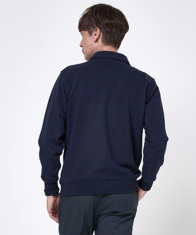 ハーフジップ ポロ トレーナー