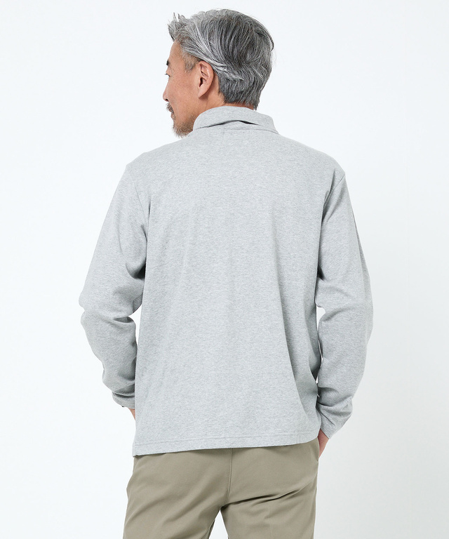 スムース素材 タートルネック カットソー