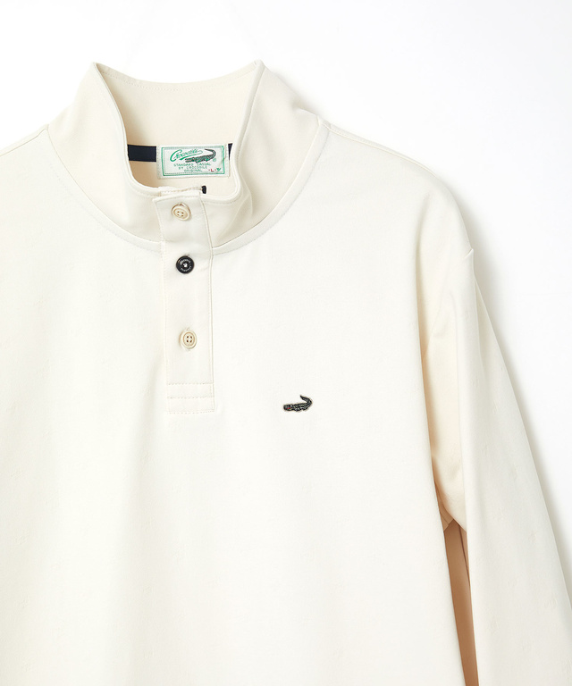 千鳥柄 ジャカード トレーナー