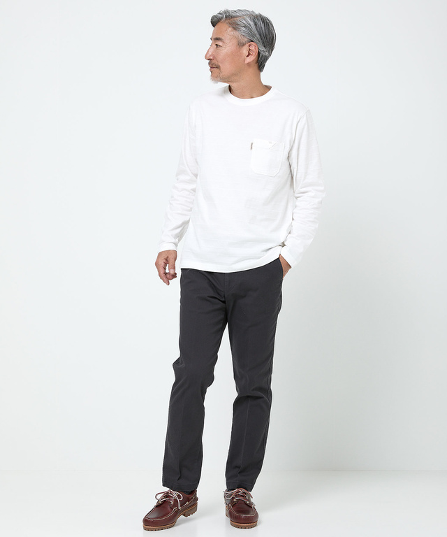 シャドーボーダー ポケットタブ カットソー