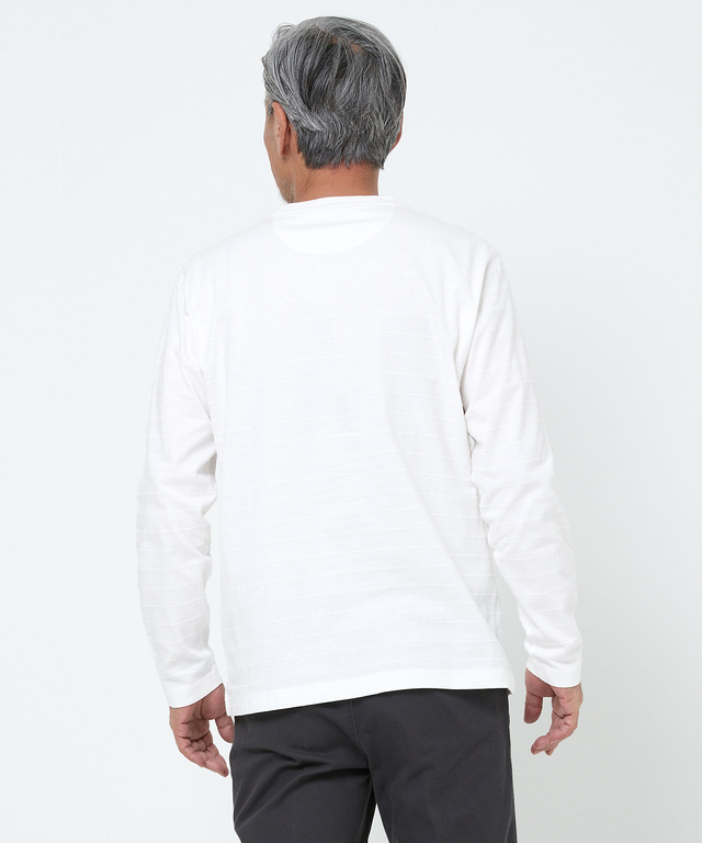 シャドーボーダー ポケットタブ カットソー