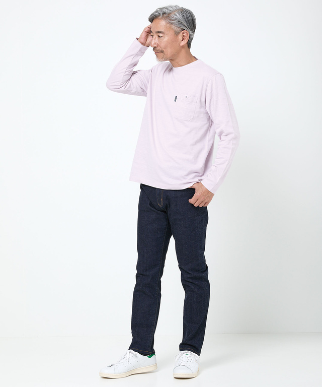 シャドーボーダー ポケットタブ カットソー