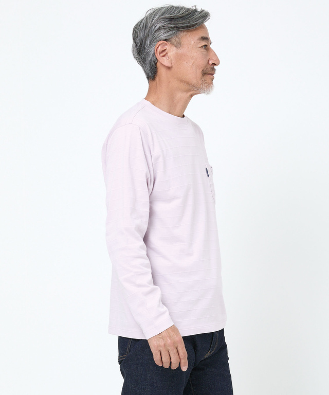 シャドーボーダー ポケットタブ カットソー