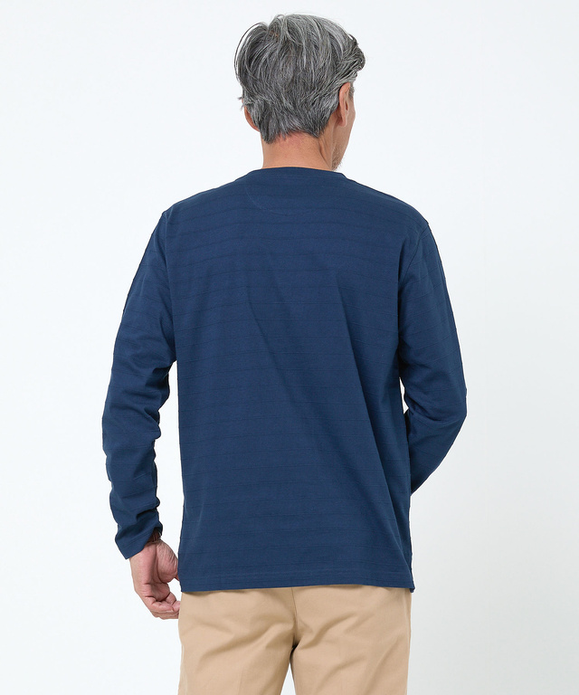 シャドーボーダー ポケットタブ カットソー